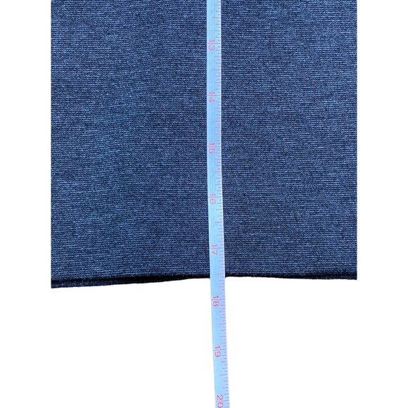 New York & Company Sz 10 Stretch Rayon Dark Gray Pencil Skirt‎ Elastic Waist - Picture 2 of 4